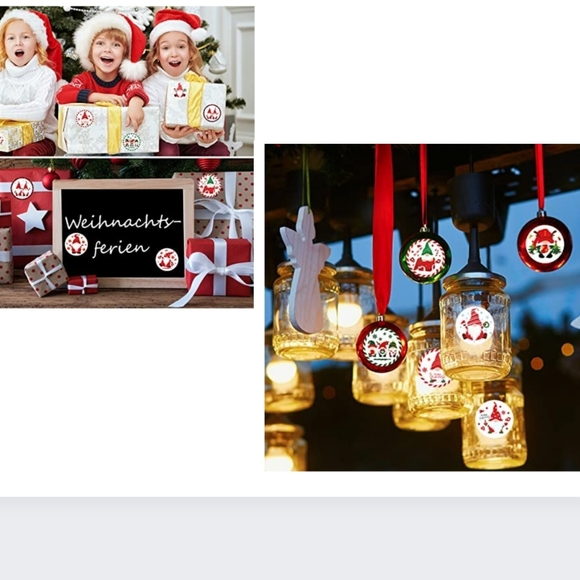 🌈🟩🌲☃️🎅 100-HOLIDAY GNOME STICKERS, 16 STYLES - Picture 4 of 6